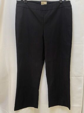 Elie Tahari Black Cropped Ankle Pants
